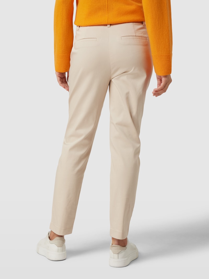 Chino mit Gürtel in beige