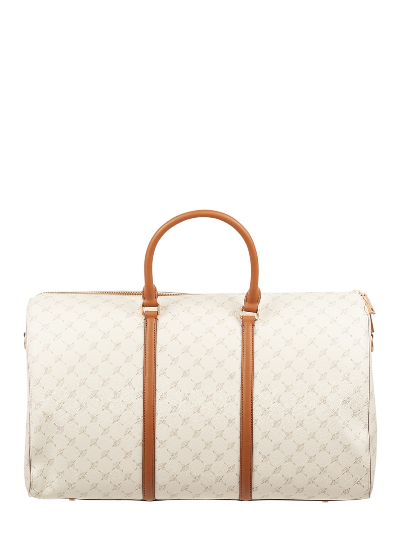 Weekender mit Logo-Muster Modell 'Aurora' in offwhite