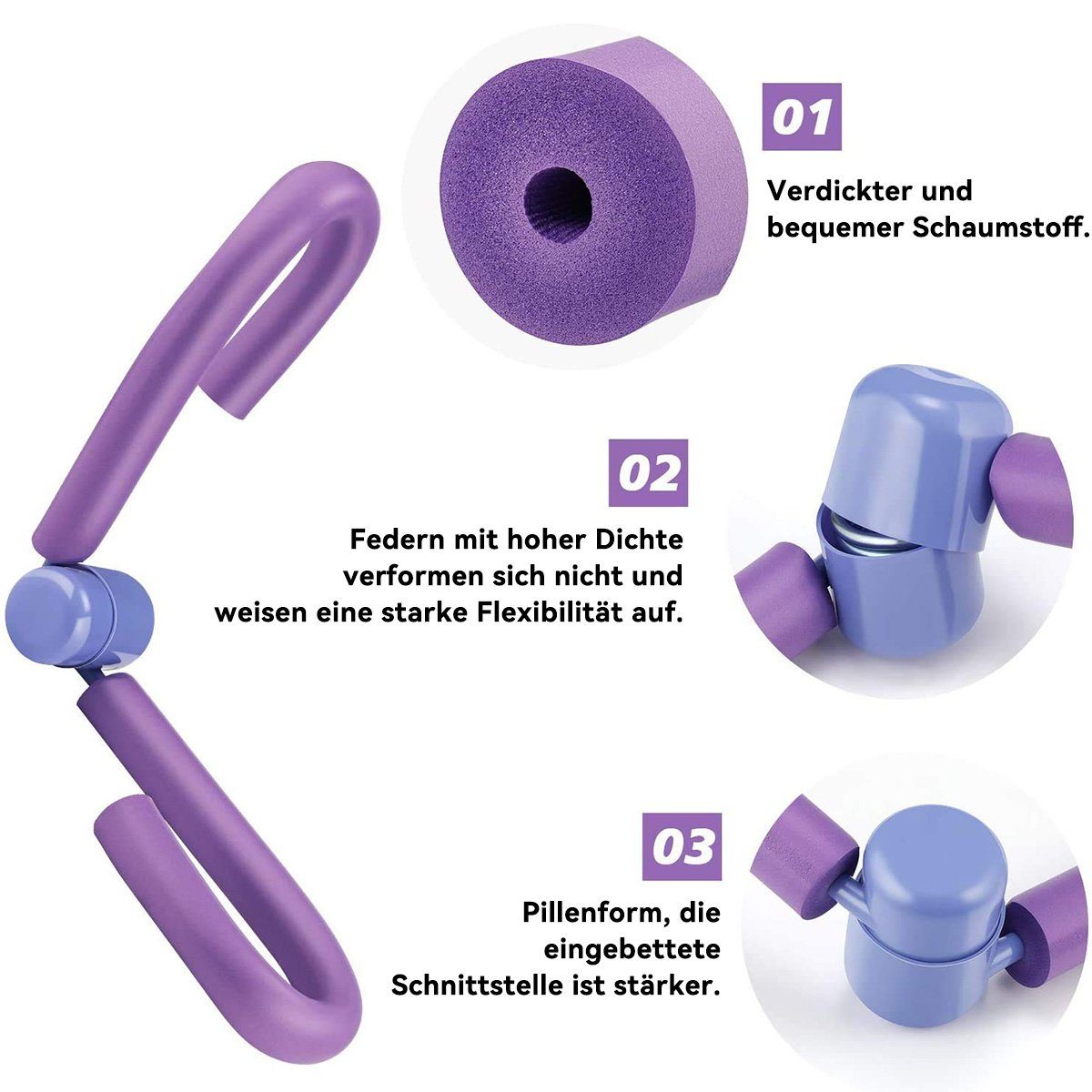 Welikera Multitrainer Beckenbodentrainer, Armtrainer Körperformer, Lindern Gewichte
