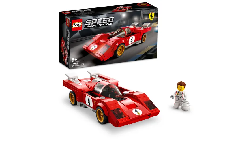 LEGO Speed Champions 76906 1970 Ferrari 512 M, Modellauto Bausatz