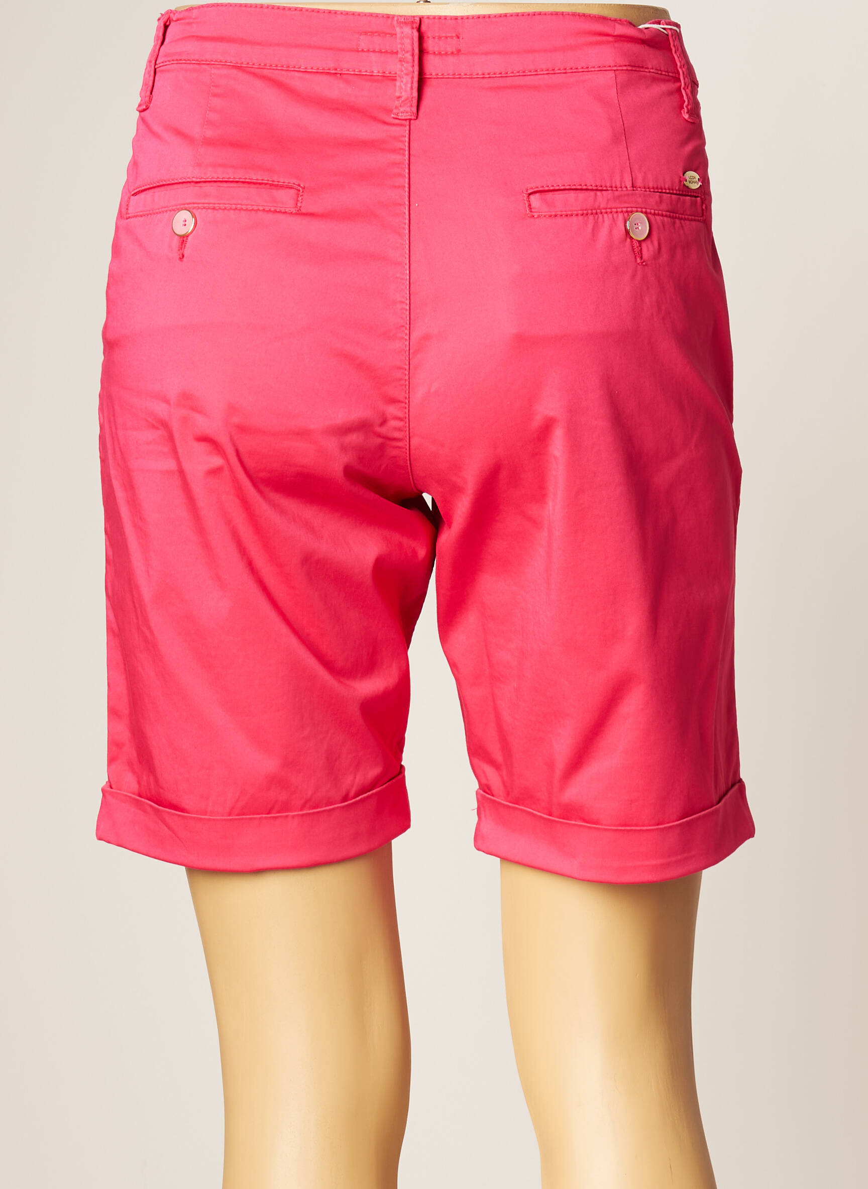 Lcdn Bermudas Femme couleur rose