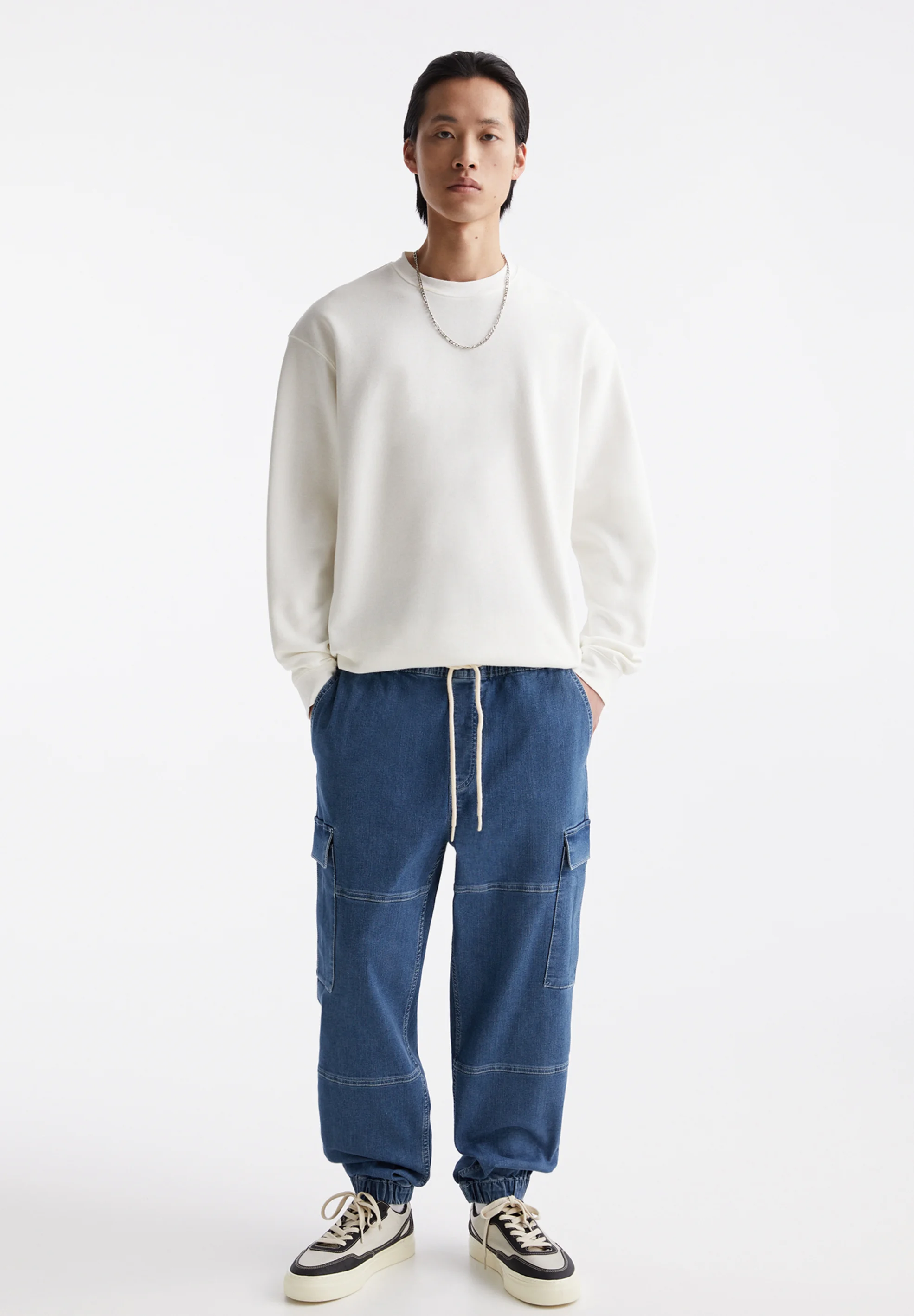 PULL&BEAR JOGGER - Vaqueros holgados