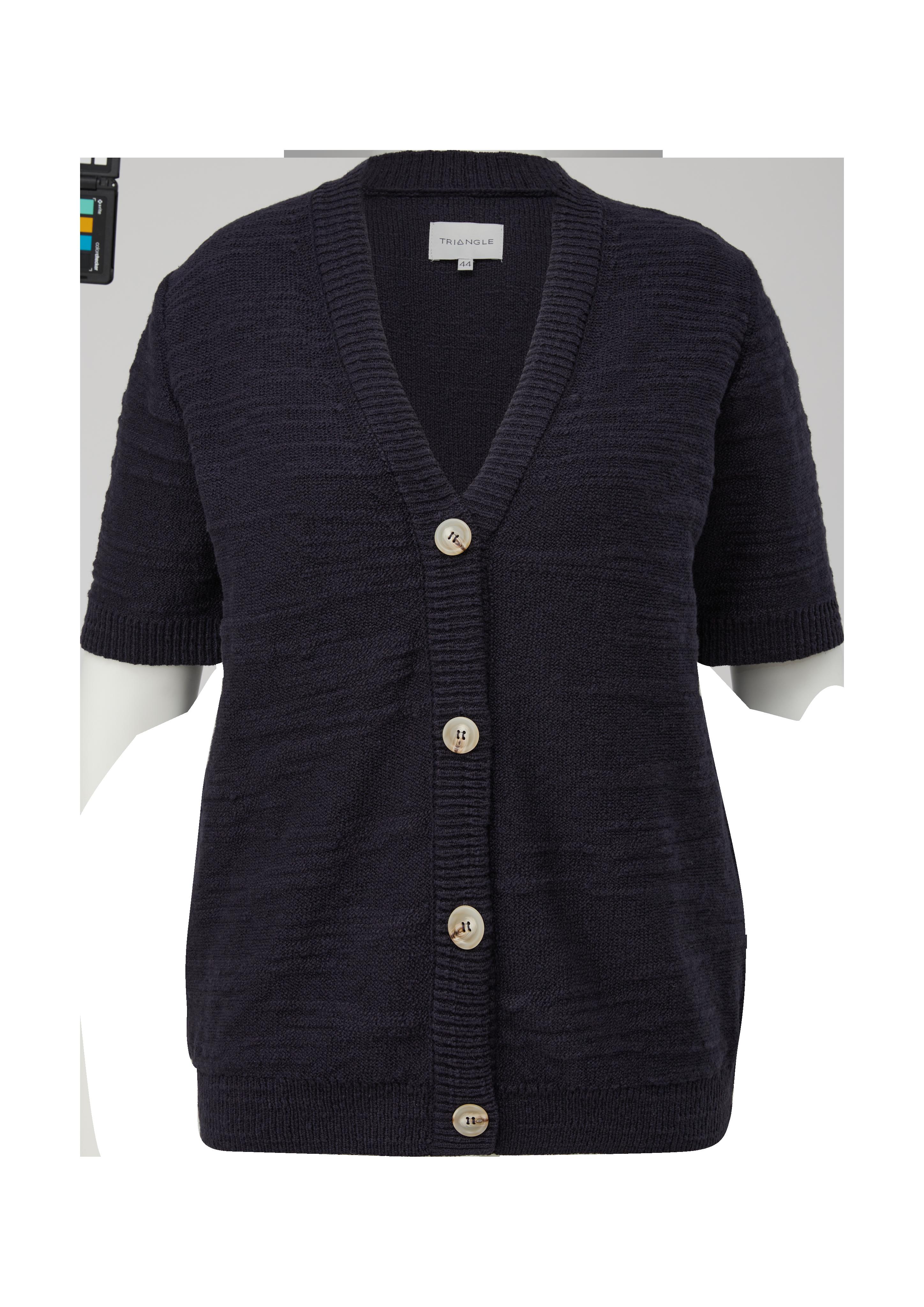 Strickjacke mit kurzem Ärmel  2133206-5976