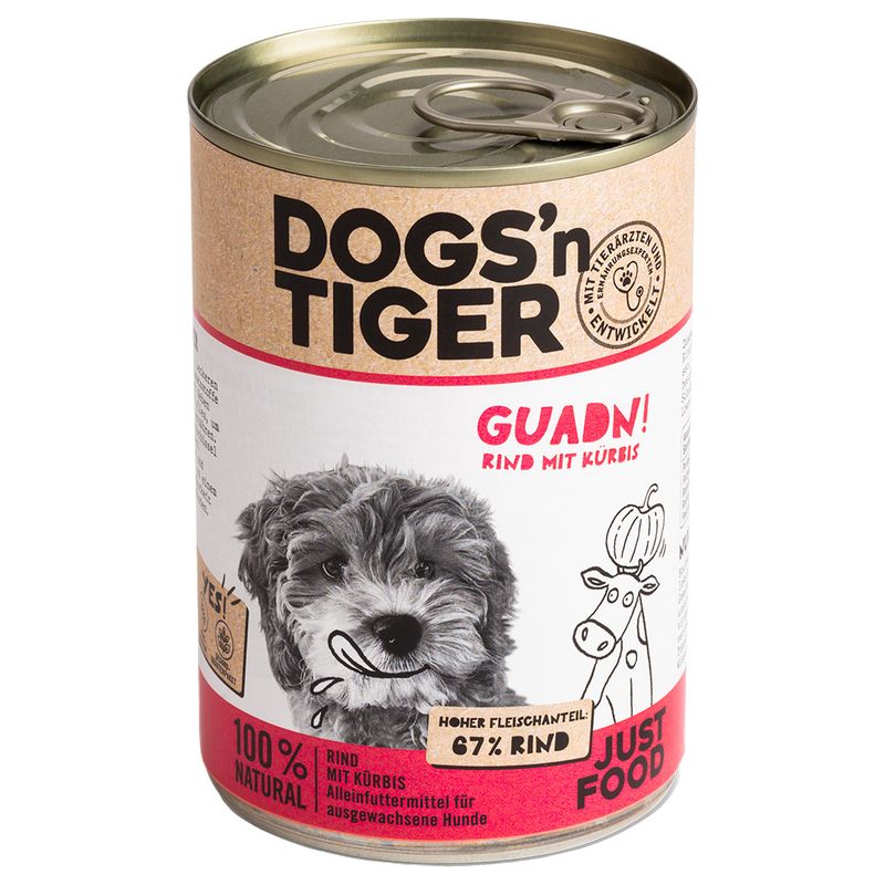 Dogs'n Tiger Adult 6 x 400 g zu TOP-Preisen
