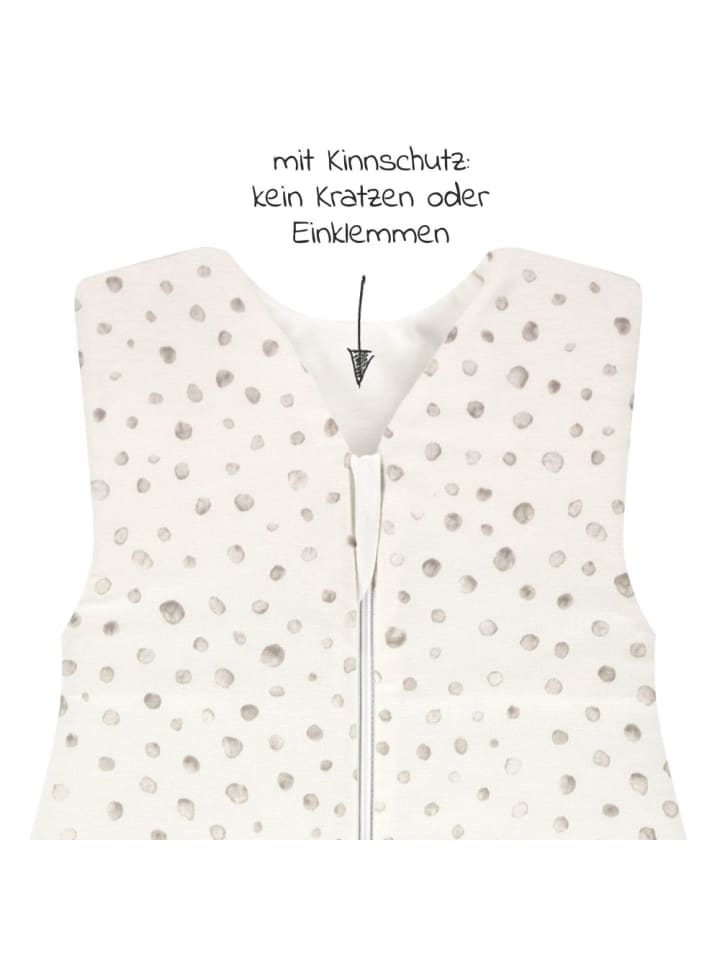Alvi Sleep-Overall - Aqua Dot - in weiss,beige günstig kaufen
