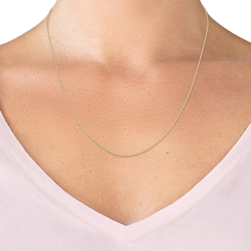 Elli Elli Collier Femme Simple de Base en Argent Sterling 925 Bijoux