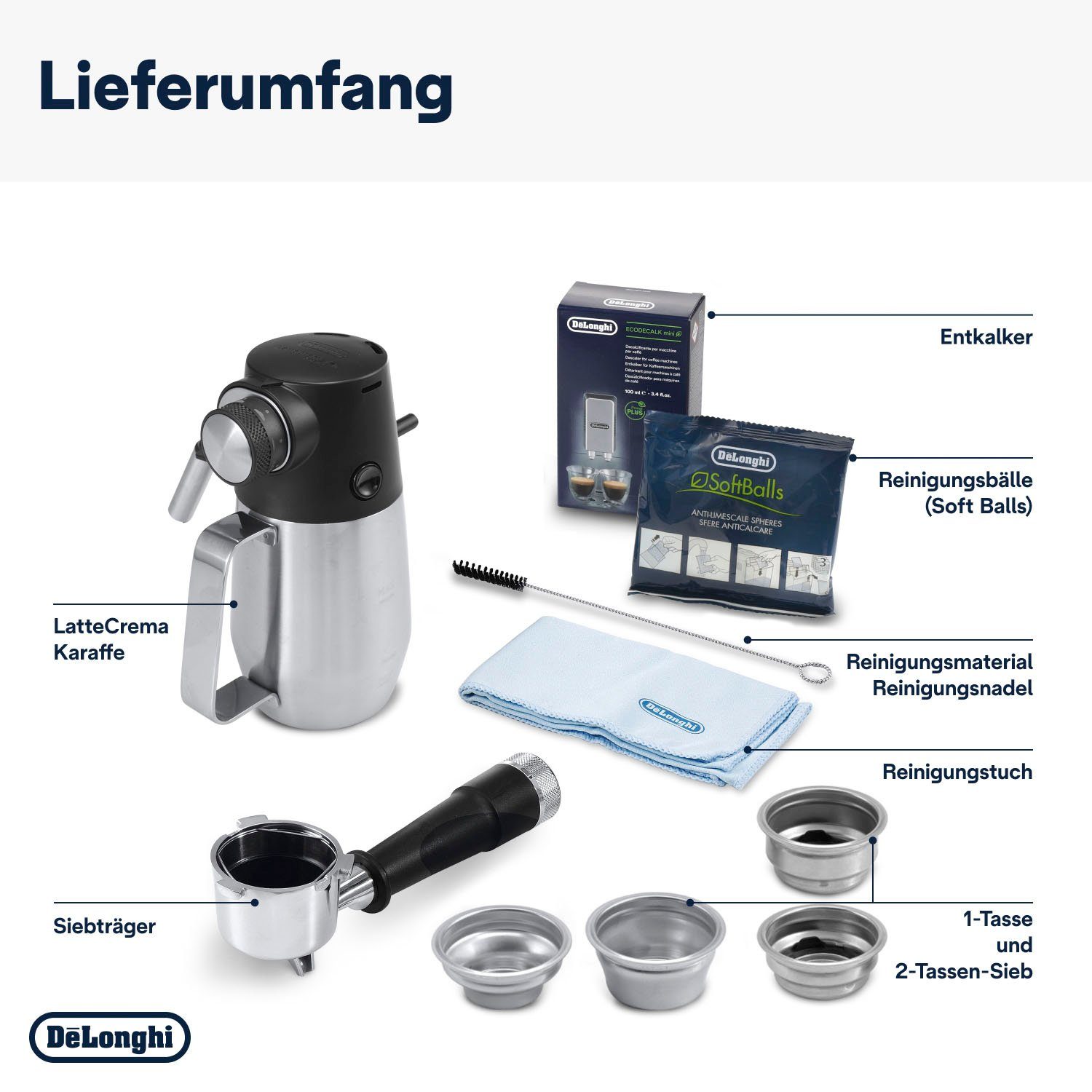 De'Longhi Siebträgermaschine La Specialista Maestro Cold Brew EC9865.M, mit zwei unabhängigen Thermoblock-Heizsystemen