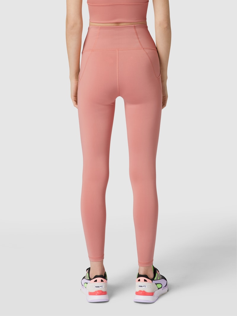 High Waist Leggings mit Eingrifftaschen in rosa
