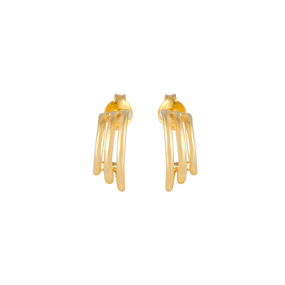 Elli PREMIUM Elli PREMIUM Boucles d'Oreilles Tendance minimale de base pour dames créoles en 9 Boucles d'oreilles