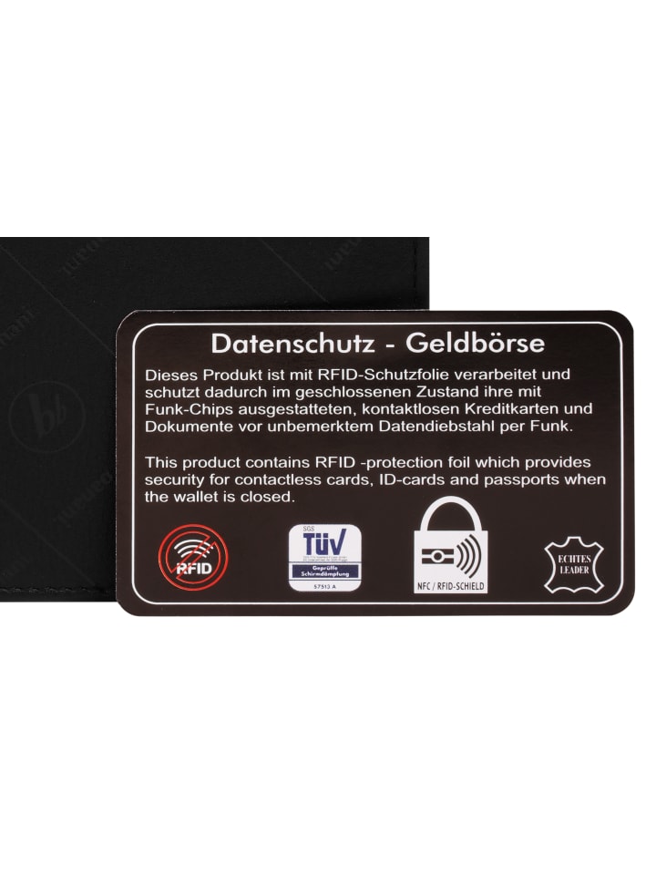 Bruno Banani Geldbörse in schwarz günstig kaufen onesize