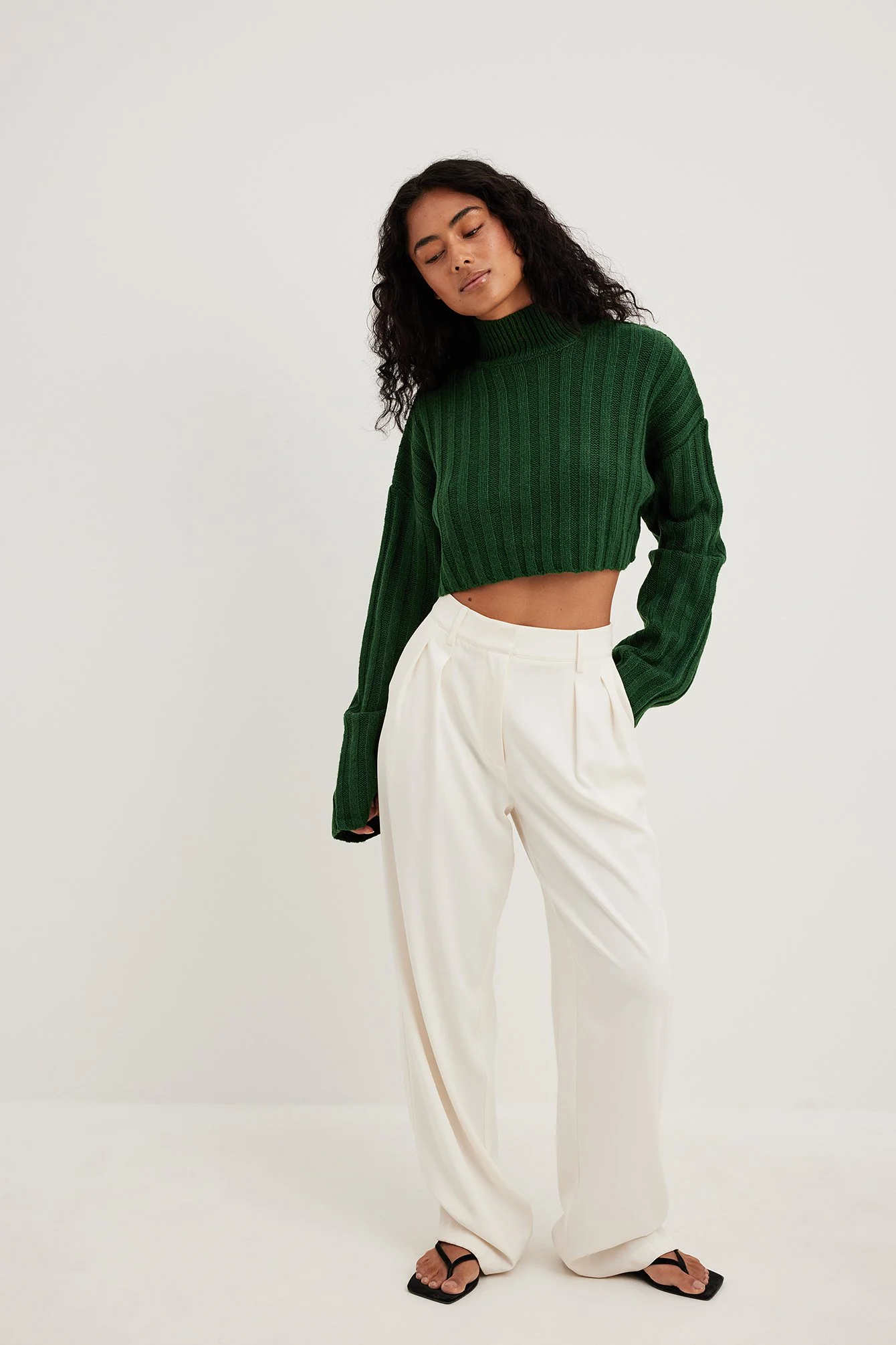 Pullover mit weiten Ärmeln