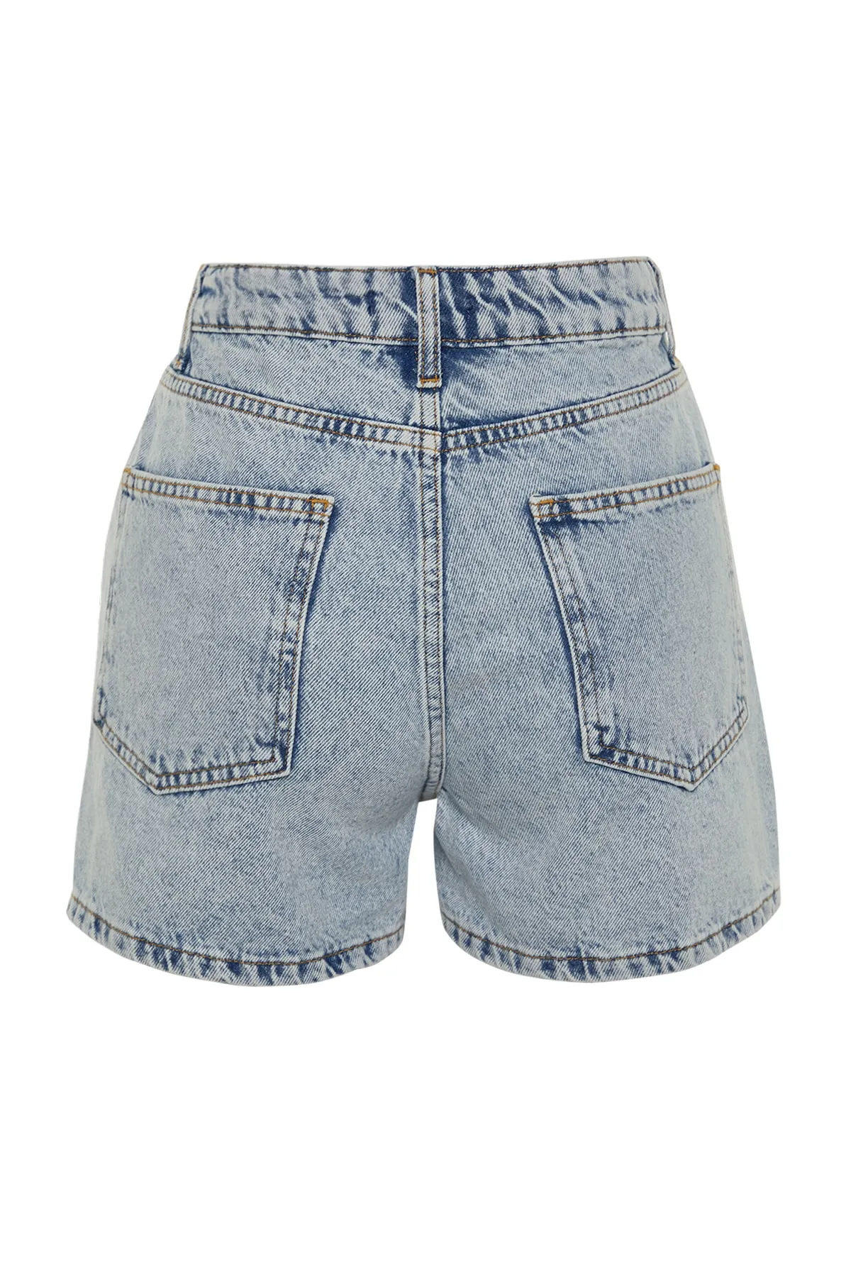 Trendyol Collection  Shorts - Dunkelblau - Hoher Bund