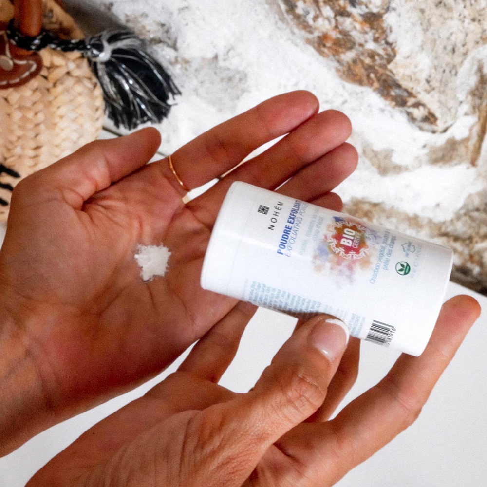 nohèm Poudre exfoliante visage poudre nettoyante visage