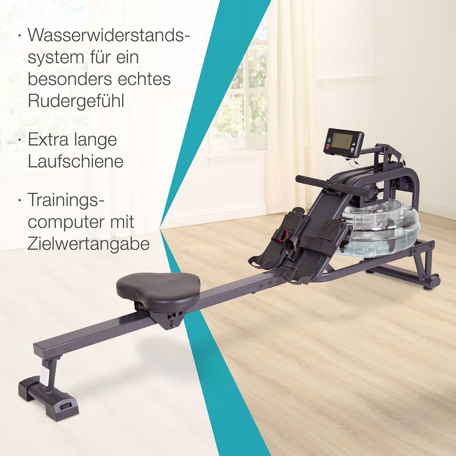 aktivshop Rudergerät aktiv Premium (mit Wasserwiderstandssystem)