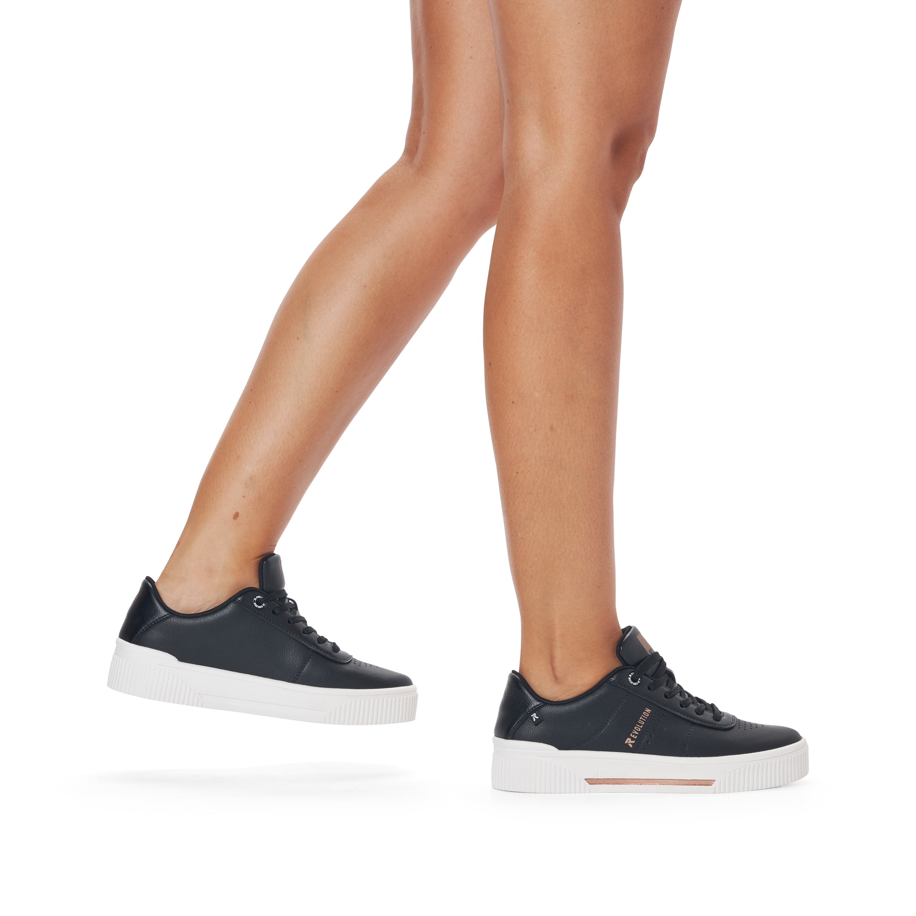Rieker Damen Sneaker Low night black