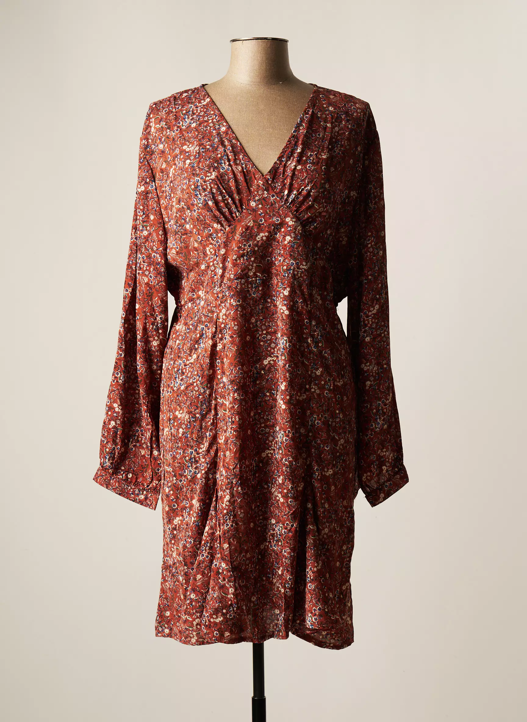 Christy Robes Mi Longues Femme couleur marron