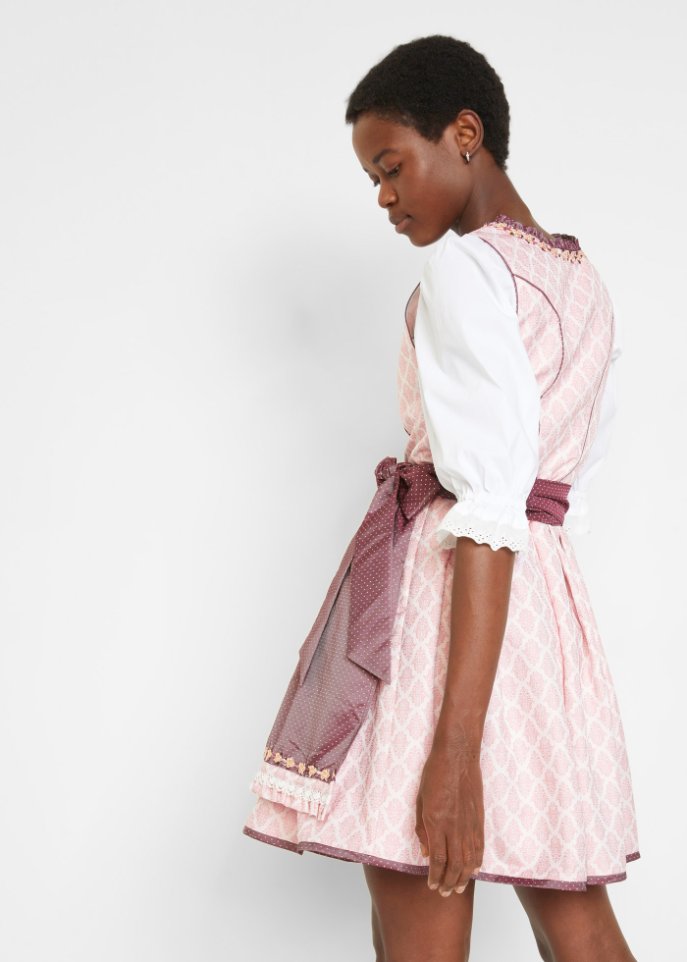 Dirndl mit Schürze, kniefrei (2-tlg. Set)
