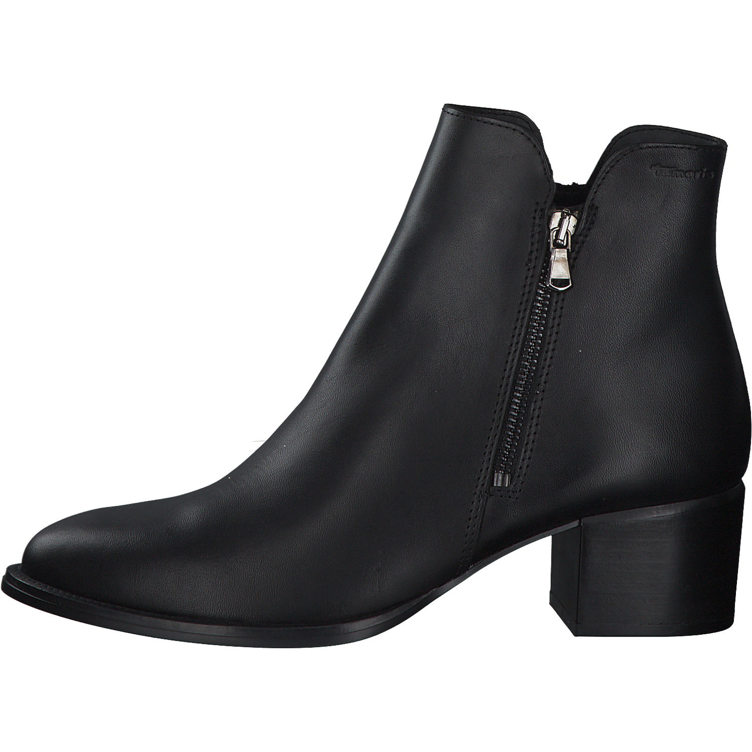 Tamaris 25378-29, Stiefeletten, Damen, BLACK LEATHER