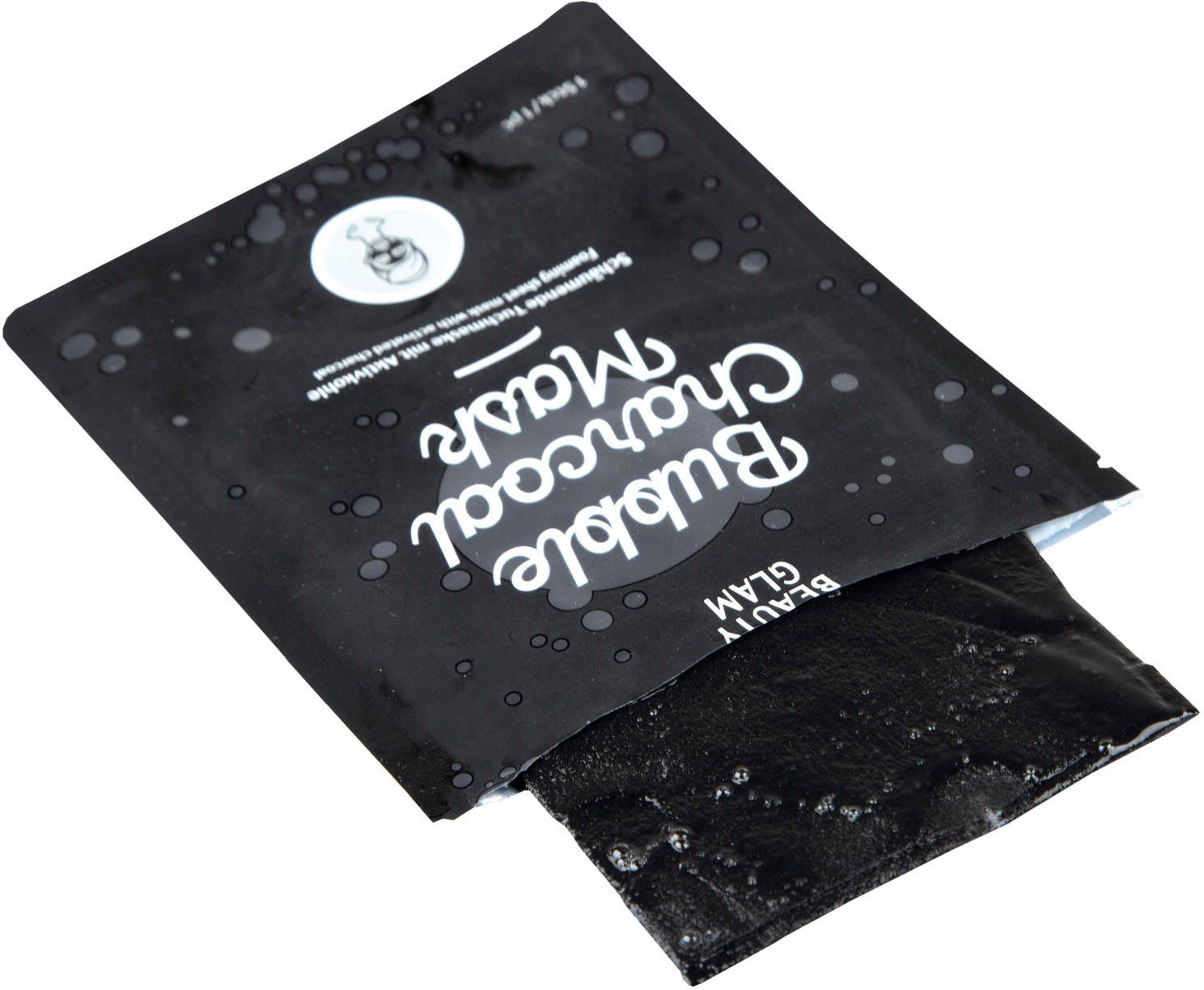 BEAUTY GLAM Gesichtsmasken-Set Bubble Charchoal Mask Set, 5-tlg.