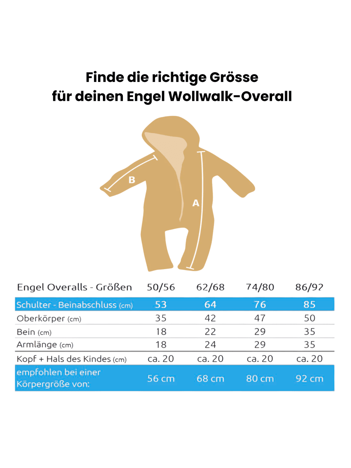 Kinderhaus Blaubär Baby-Overall mit Kapuze, Holzknöpfen & Mulltuch Blaubaer in Hellgrau Melange günstig kaufen 50/56