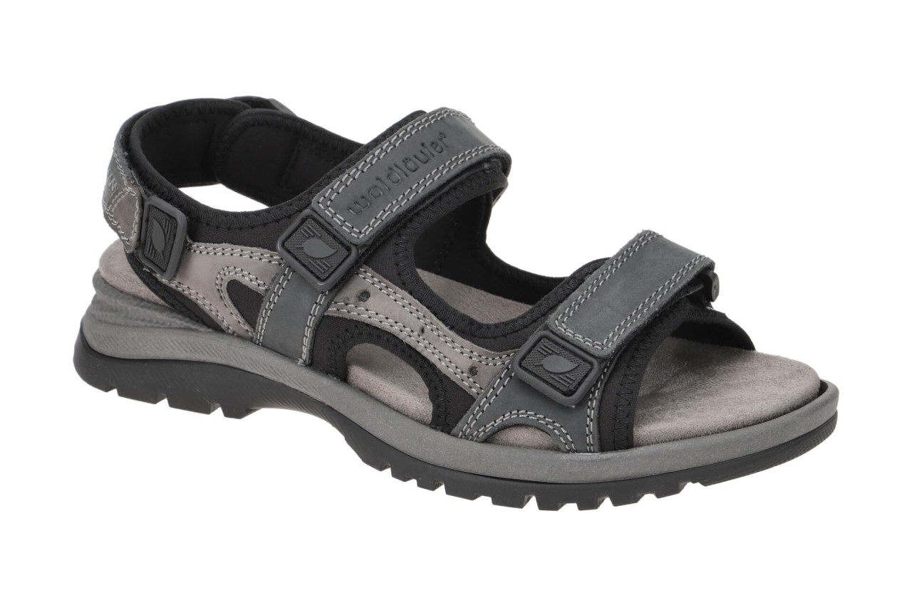 WALDLÄUFER Komfort Sandalen schwarz 746001