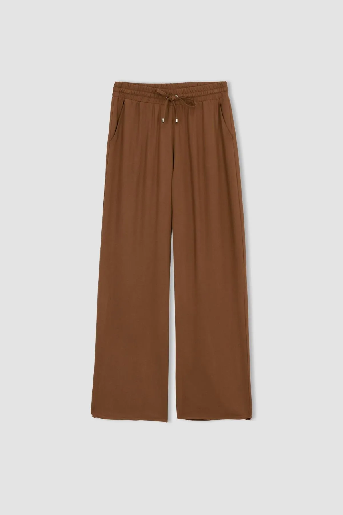 DeFacto  Florida Florida-Hose aus Viskose mit hoher Taille und weitem Bein und Taschen, J8738az23sm