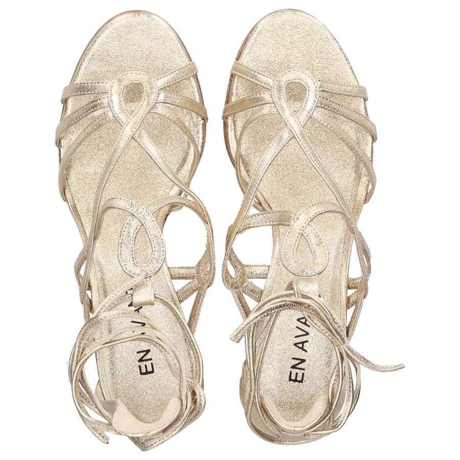 EN AVANT - Sandalen 2856 Kalbsleder - gold