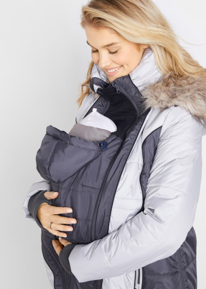 Umstandsjacke / Tragejacke, gesteppt