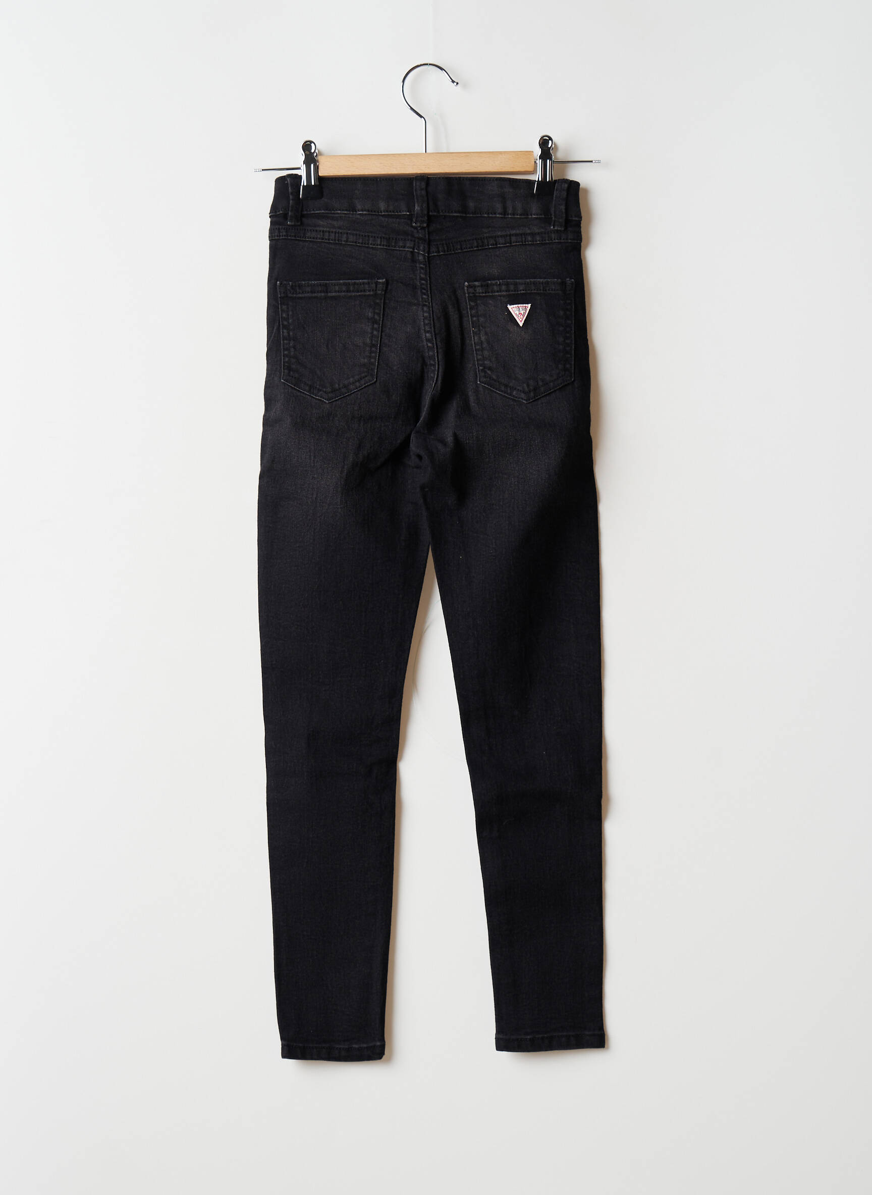 Guess Jeans Coupe Slim Fille couleur noir