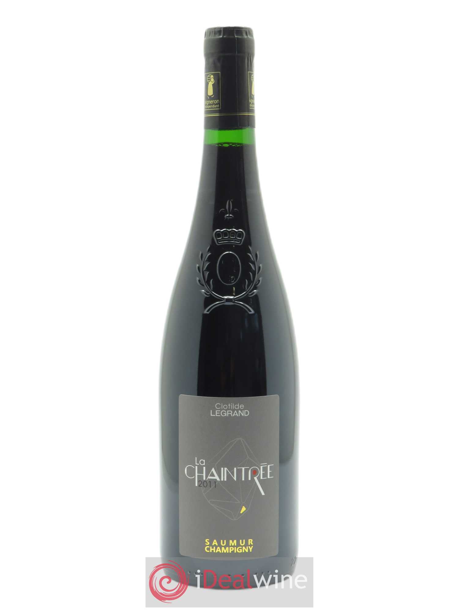 Saumur-Champigny La Chaintrée Clotilde Legrand (anciennement René-Noël Legrand)  2011 - Lot de 1 Bouteille