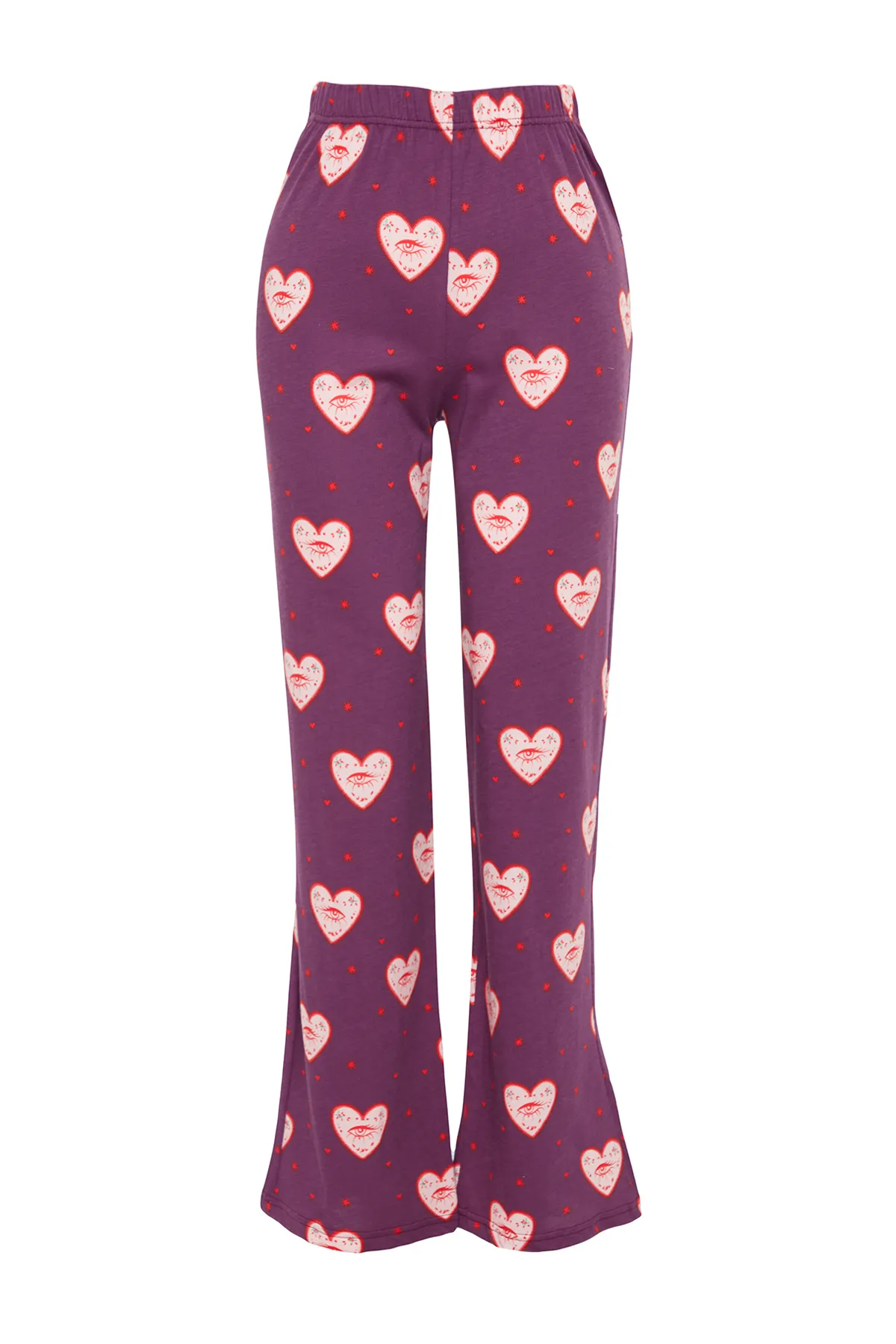 Trendyol Collection  Pyjamahose - Bordeaux - Straight