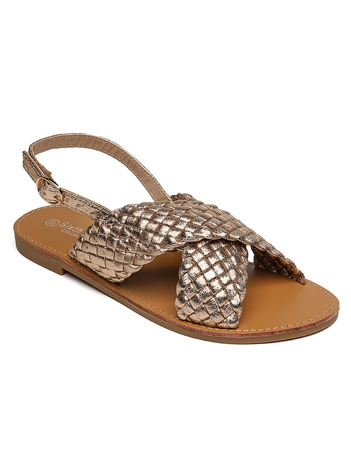 Sixth Sens Sandalen in Gold günstig kaufen