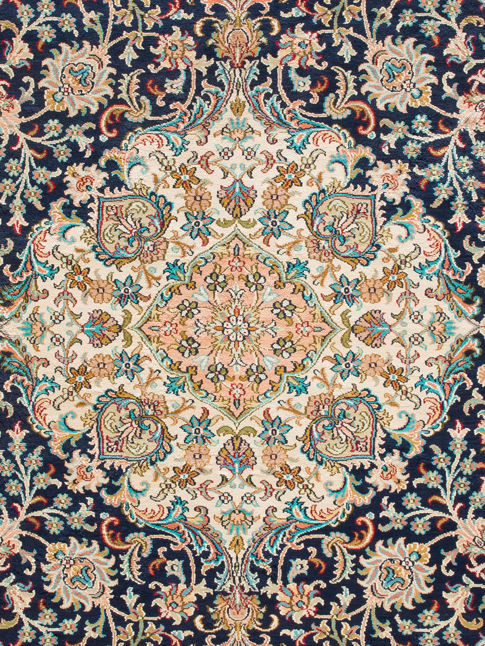 Kaschmir Seide 16/16 ca. 243 x 295 cm, Unikat / Einzelstück
