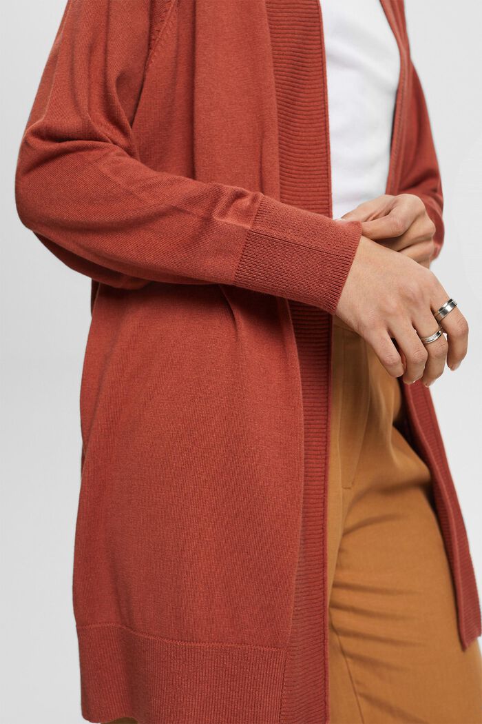 Langer, offener Cardigan