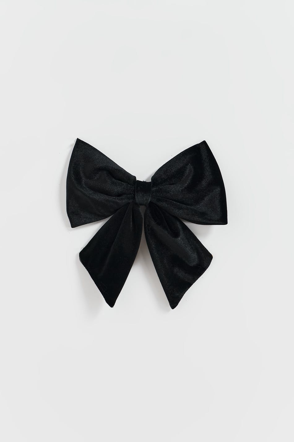 Large velvet hair bow