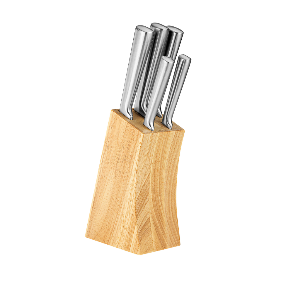 Messerblock-Set SteelArt 6-teilig