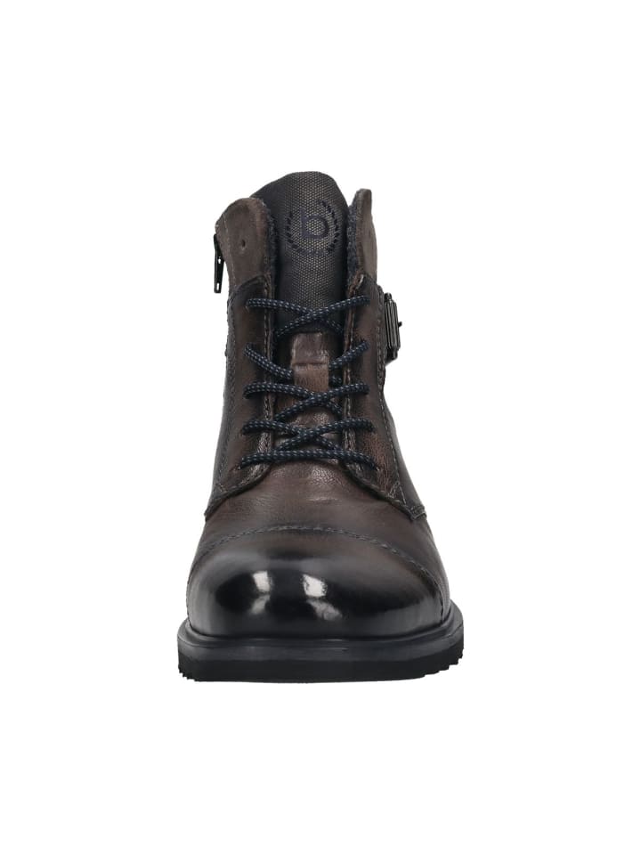Bugatti Schnürstiefel in grau günstig kaufen 45