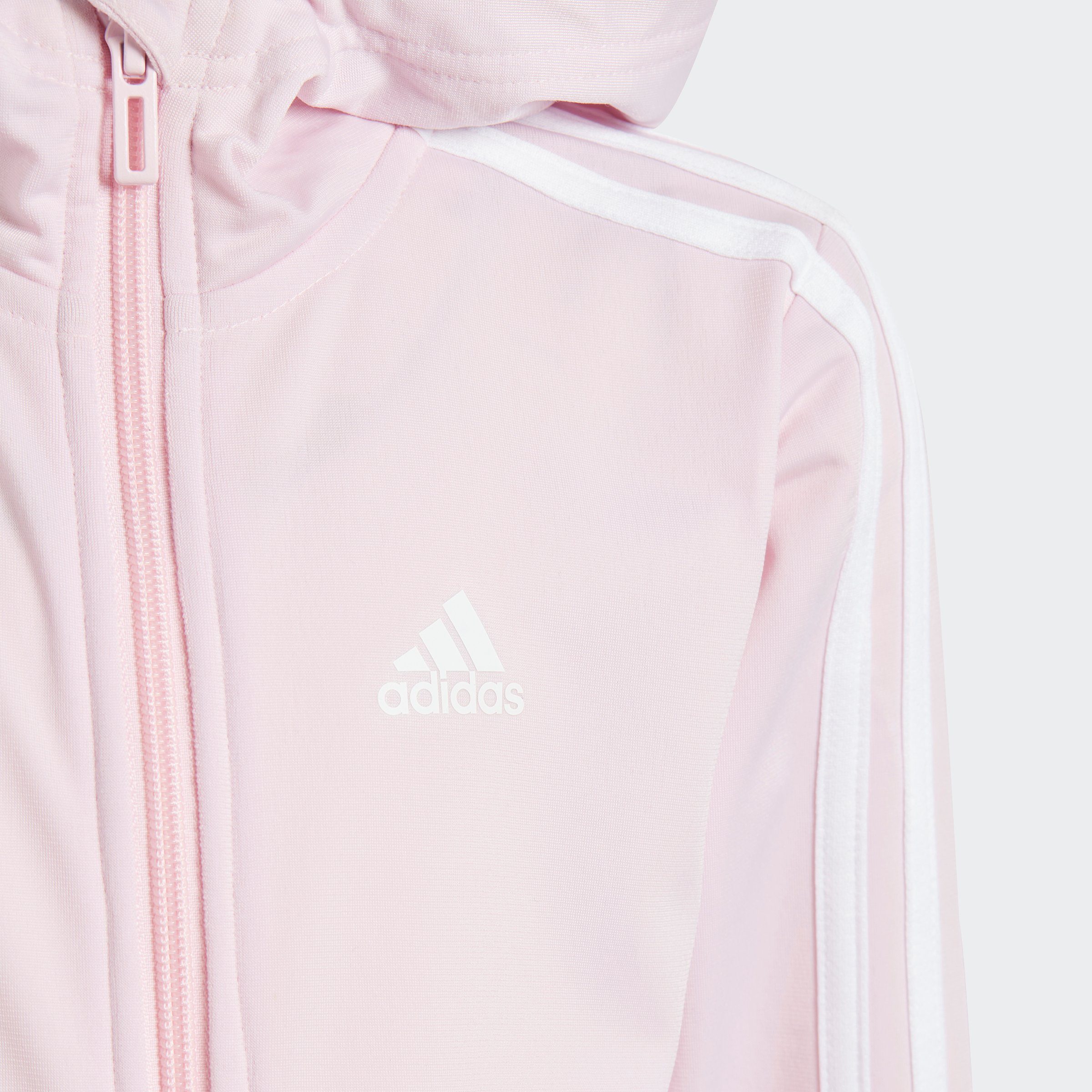 adidas Sportswear Trainingsanzug ESSENTIALS 3-STREIFEN SHINY (2-tlg)
