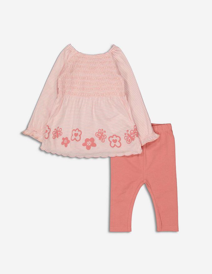 Set aus Kleid und Leggings - Print