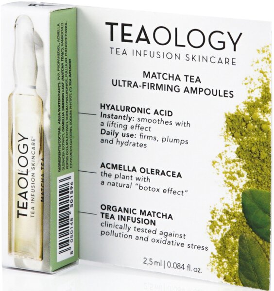 TEAOLOGY Tea Infusion Skincare Matcha Tea Ultra-Firming Ampoules Ampullen