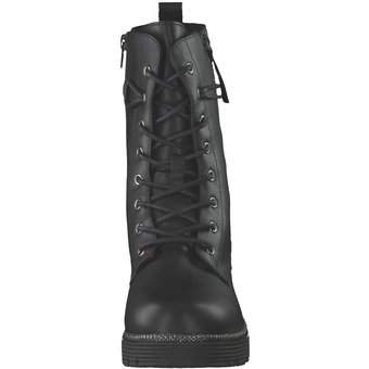Barbarella Schnür Boots in schwarz