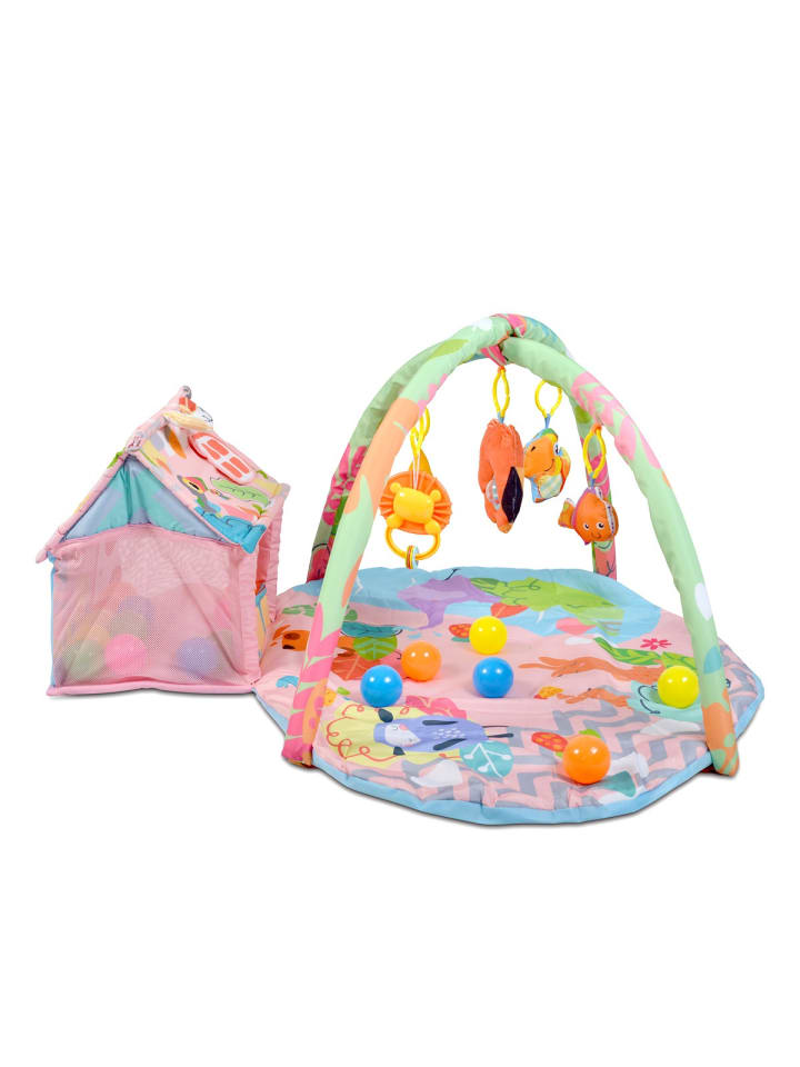 Moni Activity Center Happy Farm in rosa günstig kaufen onesize