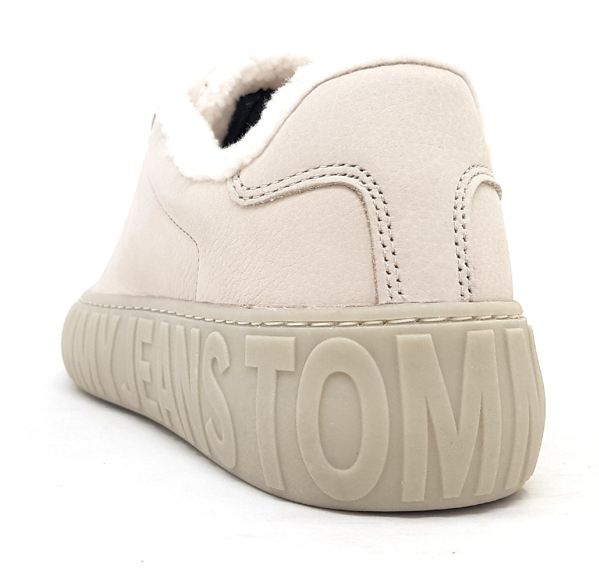 Tommy Hilfiger New Cupsole Leat WL EN0EN2274AEV Weiß AEV- Bleached Stone