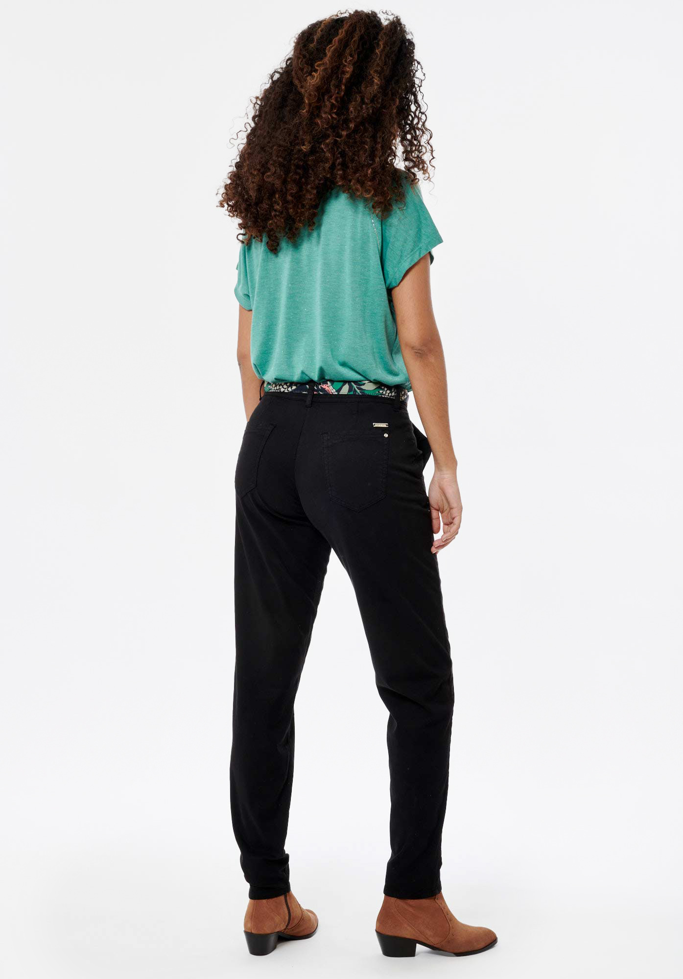 ALBAN  Pantalon noir Femme