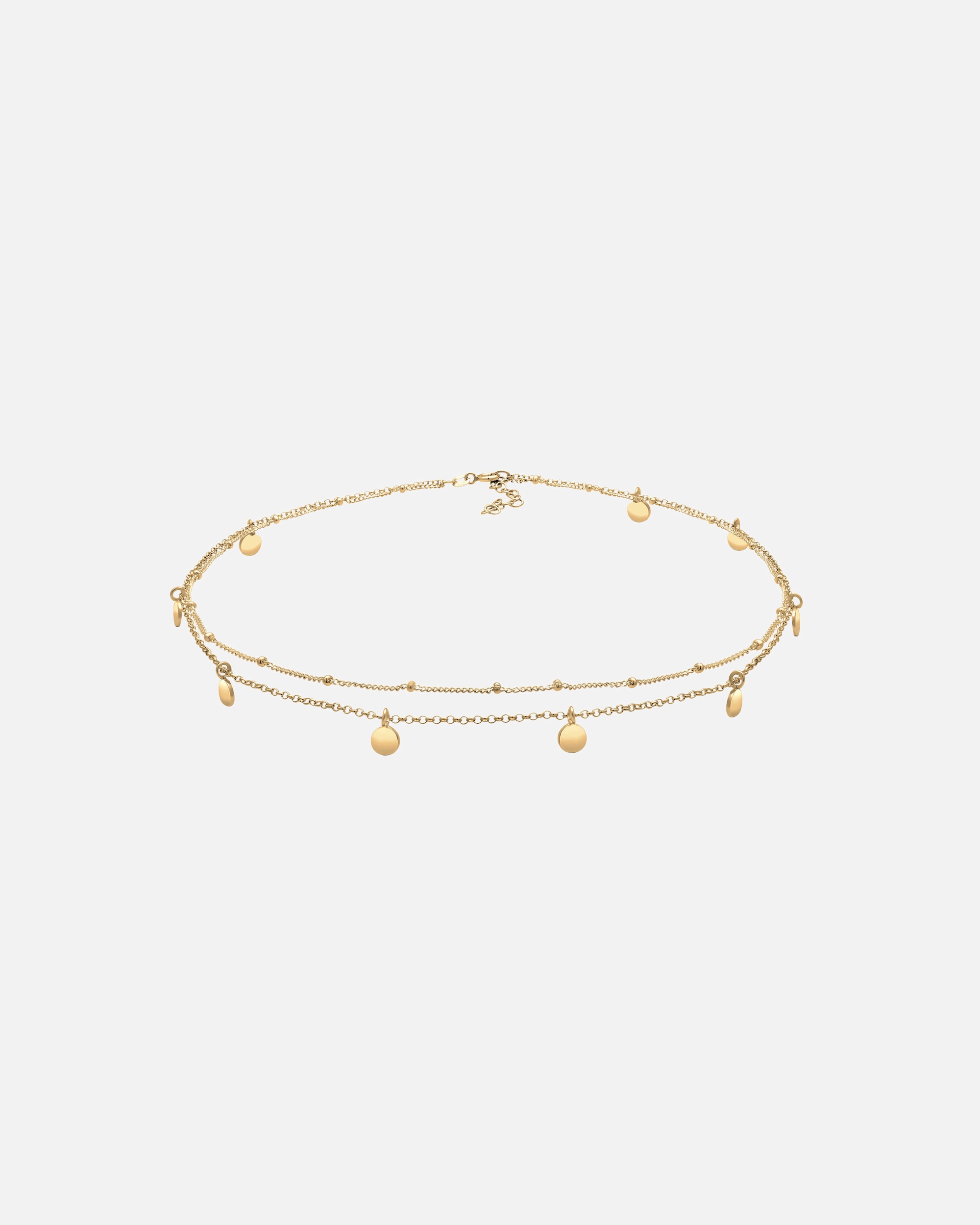 Collana girocollo da donna Elli con placca effetto pannolino in argento sterling 925
