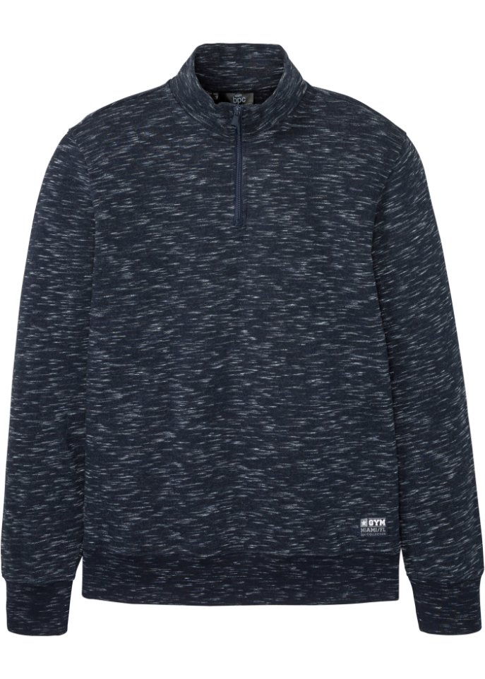 Sweatshirt mit Troyerkragen