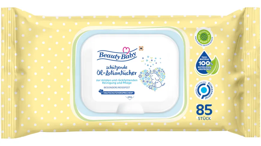 Baby Beauty Öl-Lotiontücher Schützend