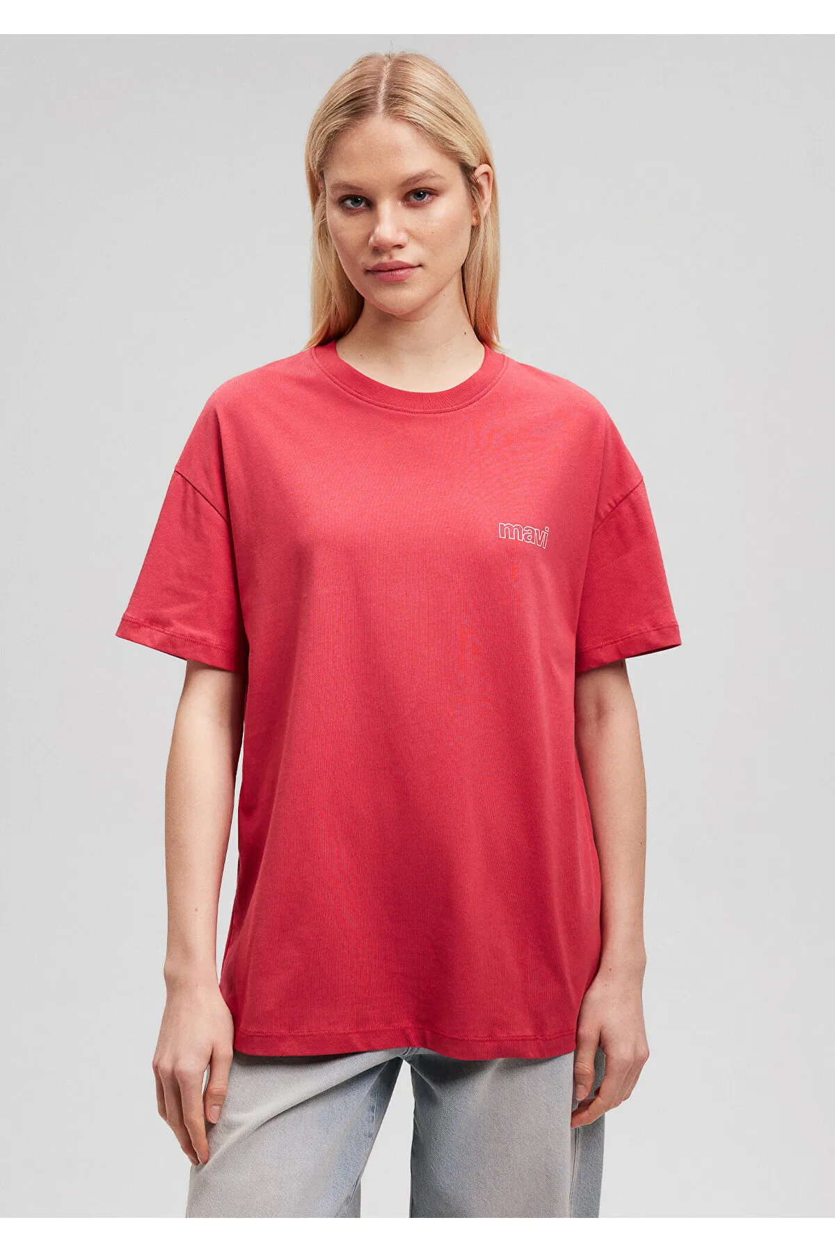 Mavi  T-Shirt - Rot - Relaxed Fit