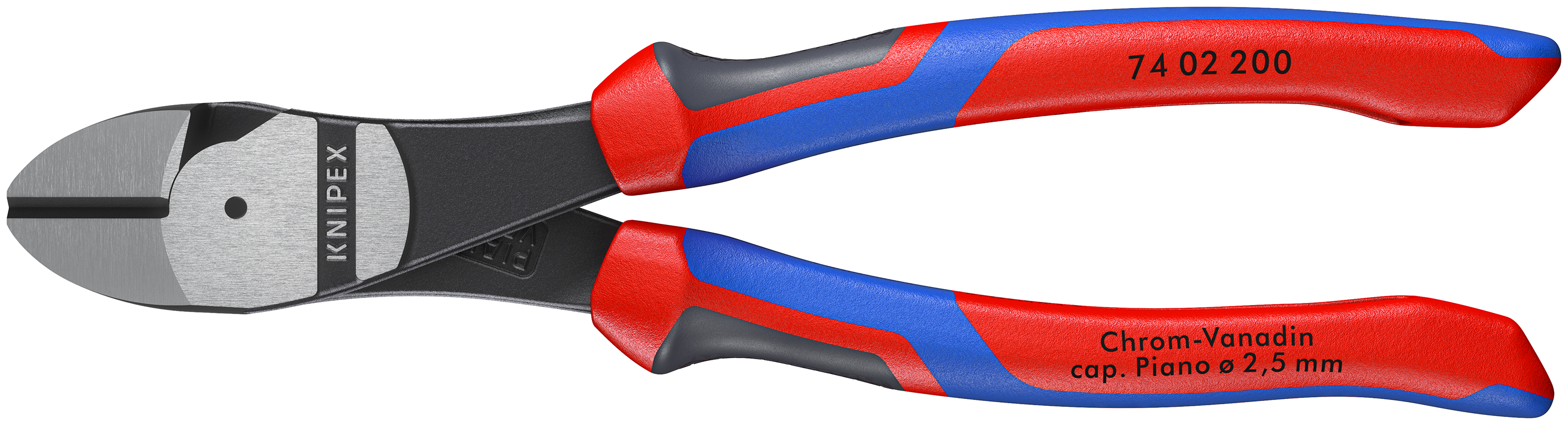 Knipex 74 02 200 elektrisk sideavbitertang trykk/komfort 200 mm