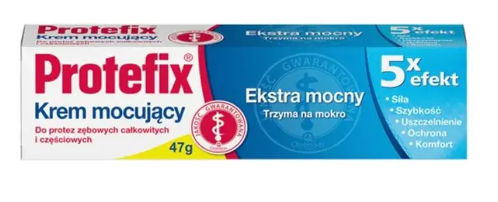 „Protefix“, ypač stiprus klijuojantis kremas, klijuojantis kremas protezams